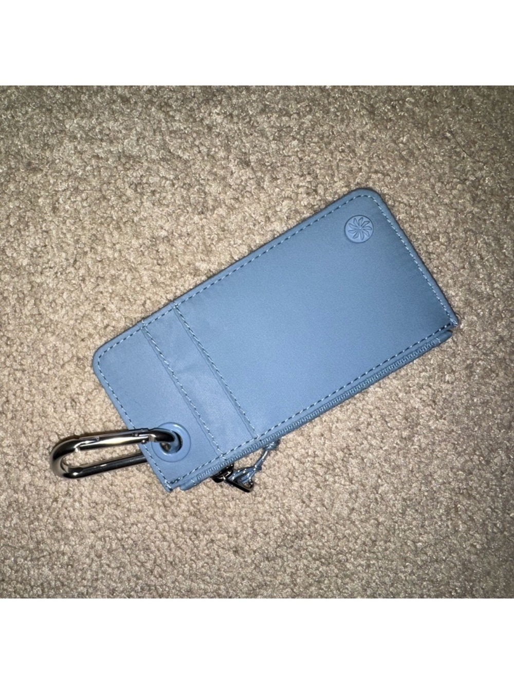 Athleta Leather Card Holder Key Pouch